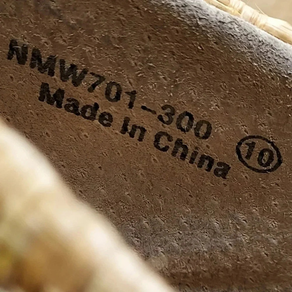 Naughty Monkey Green & Brown Size 10 Out Of Line 3 pump - Picture 8 of 12